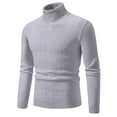 thumbnail image 1 of Birdeem Chandail d'Hiver Décontracté pour Hommes Mode Couleur Unie Manches Longues Col Rond, 1 of 8