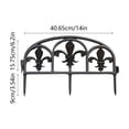 thumbnail image 3 of Thick Fencing for Courtyards Gardens, Garden Fencing Featuring 16.1x9.8 Inch Plastic, Flower Beds Barrier And Effective Lawn Pet Playpen Enclosure, 3 of 6