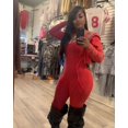 thumbnail image 4 of Jumpsuit Cropped Jacket Set (M, Black), 4 of 7