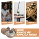 thumbnail image 4 of 2 piezas de adornos educativos de amonita Modelo educativo de amonita Adorno de rebanada, 4 of 7