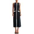thumbnail image 2 of Mifsaly Ribbed Knit Dress for Women Sleeveless Button Front Elegant Dresses Work Business Casual Versatile Daily Wear Outfits 2026 L, 2 of 8