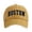 Yellow, variant on Women Baseball Cap Boston Est 1630 Dad Hat, Cotton Baseball Cap, Adjustable Metal Buckle, Unisex
