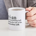 thumbnail image 6 of CafePress - Libertarian Definition Mug - 11 oz Ceramic Mug - Novelty Coffee Tea Cup, 6 of 6
