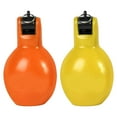 thumbnail image 2 of 2 Pieces Hand Whistles, Coaches Whistle, Loud Sound Lightweight Soft Sports Whistle Trainer Whistle for Walking orange and yellow, 2 of 10