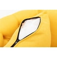 thumbnail image 6 of CAROCC Modern Akili Swivel Accent Chair Barrel Chair for Hotel Living Room Modern leisure Chair Yellow Fabric, 6 of 7