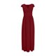 thumbnail image 4 of ICHUANYI Clearance Women's V-Neck Color Short Sleeve Chiffon Waist Closing Evening Dress(Red, XXL) ICHUANYI WER2023080801946, 4 of 7