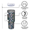 thumbnail image 4 of Modern 40oz Tumbler– Stainless Steel Insulated Tumbler with Handle and Straw, Large Capacity Travel Cup for Hot & Cold Drinks, 4 of 7