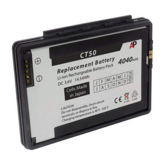 Honeywell / Datalogic Dolphin CT40, CT50, CT60: Replacement Battery. 4040 mAh