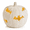 White 9", variant on Aximioll Halloween Black Bat Cutout Pumpkin 13.25In, Terracotta Style Jack-O-Lantern Statue Decor, Trick or Treat Candy Bowl Candle Holder for Porch Entryway Fireplace Mantel Table, Tall