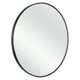 thumbnail image 3 of Better Homes & Gardens 28 inch Round Metal Wall Mirror, Black, 3 of 8