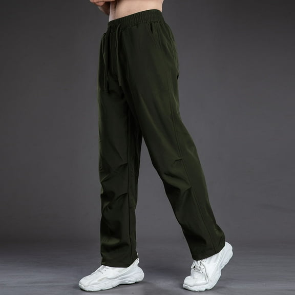 FDGIU ‌Men's Tapered Jogger Sweatpants, Casual Loose Fit with Drawstring Waist & Pockets for Workout Running & Daily Wear