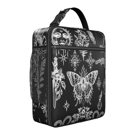 Premium Insulated Goth Lunch Box for Men & - Reusable Lunch Bag with,Hour Temperature Retention, Compact & Lightweight Design for Office, Work, Picnic, Travel - Durable Lunch Tote for Adults.