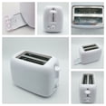 thumbnail image 3 of Bagel Toaster Compact Design Toaster 2 Slice With 7 Shade Settings, Removable Crumb Tray for Bread Waffles, Small Kitchen Appliance for Home, Apartments, Dorms, Camping, 3 of 7