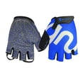 thumbnail image 4 of Naiovety BOODUN Fshion Guantes de ciclismo Gel Bicicleta Carreras Deporte Carretera Montaña Medio dedo Transpirable Fitness Mitten Guantes de ciclismo Ciclismo Azul M Naiovety HW4060-04, 4 of 5