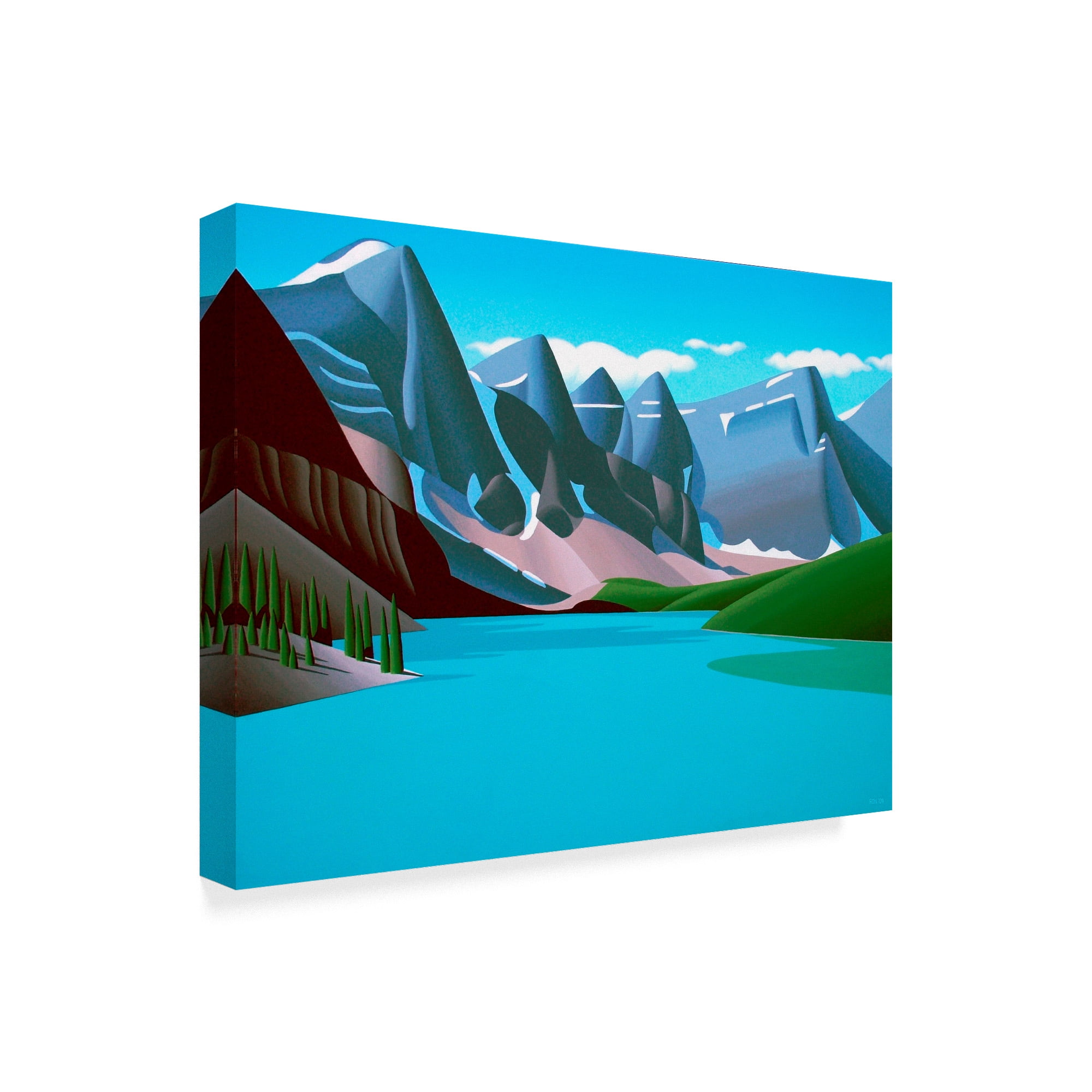 Trademark Fine Art 'Moraine Lake' Canvas Art by Ron Parker