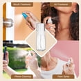 thumbnail image 7 of 3Pcs Small Spray Bottles, 60ml/2 oz Travel Size Spray Bottle Fine Mist with Labels (Clear), 7 of 7