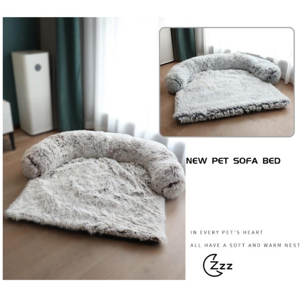 Washable Sofa Dog Bed – Pet Furniture Protector Neck Bolster