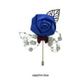 thumbnail image 2 of fastboy Cloth Versatile Wedding Brooch Add Classy And Sophisticated Touch To Any Look Flower Brooch royal blue 1Set, 2 of 6