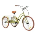 thumbnail image 1 of Tricicleta Urbana Centurfit R24 Canasta Trasera Amarillo 150kg Vintage, 1 of 6