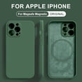thumbnail image 2 of For Magsafe-funda magnética de silicona líquida para móvil, cubierta de carga inalámbrica para Apple iPhone 14, 13, 11, 12 Pro Max, Mini, XR, XS Max, 8 Plus, SE, 2 of 4