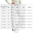 thumbnail image 2 of Asgosdo Wide Leg Pants for Teen Girls High Elastic Waisted Striped Baggy Casual Soft Fall Lounge Pants Size 4-16Y, 2 of 6