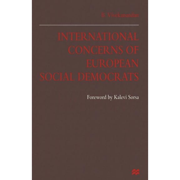 International Concerns of European Social Democrats, (Paperback)