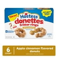 thumbnail image 4 of (2 pack) Hostess Donettes Fritter Rings Apple Cinnamon Flavored Donuts with Other Natural Flavors, 10.36 oz Box (6 Count), 4 of 14