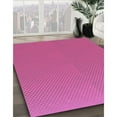 thumbnail image 3 of Ahgly Company Machine Washable Indoor Rectangle Transitional Deep Pink Area Rugs, 6' x 9', 3 of 7