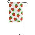 thumbnail image 5 of SKYSONIC Beautiful Strawberry Double-Sided Printed Garden House Sports Flag-28x40(in)-Polyester Decorative Flags for Courtyard Garden Flowerpot, 5 of 6