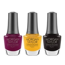 Morgan Taylor Fall 2023 Change of Pace Nail Polish Manicure Set, 3 Pack