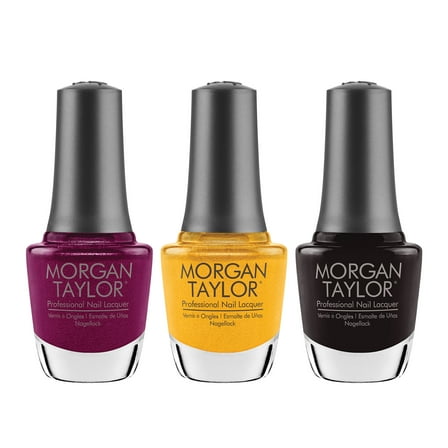 Morgan Taylor Fall 2023 Change of Pace Nail Polish Manicure Set, 3 Pack