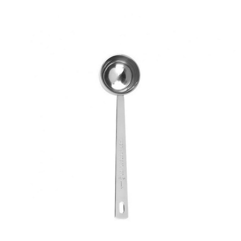 U-Taste 18/8 Stainless Steel Coffee Scoop: Durable Metal Kitchen Baking Cooking Measuring Coffee Scoop 2 Tablespoon, Size: 2Tbsp(30ml), Silver