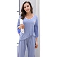 thumbnail image 3 of Richie House Women's Jersey Sleepwear Two-piece Set RHW2830-A-L, 3 of 7