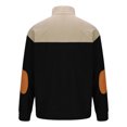thumbnail image 5 of BXINGOHAI Sweatshirts for Men Corduroy Quarter Button Up Shirt Long Sleeve Sweater Shirts Stand Collar Fleece Pullover Sweaters Black,3XL, 5 of 6