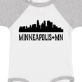 thumbnail image 4 of Inktastic Minneapolis Minnesota City Skyline Boys or Girls Baby Bodysuit, 4 of 5