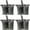 🔥 black_Base#64, variant on Canopy Tent Weights Sand Bags 4-Pack | Heavy Duty PVC-Coated Stabilizer Bags for Outdoor Gazebo, Sun Shelter, Patio Umbrella | Fits 0.5–2.5 in Legs, Secure Attachment, Large Opening, No Filler