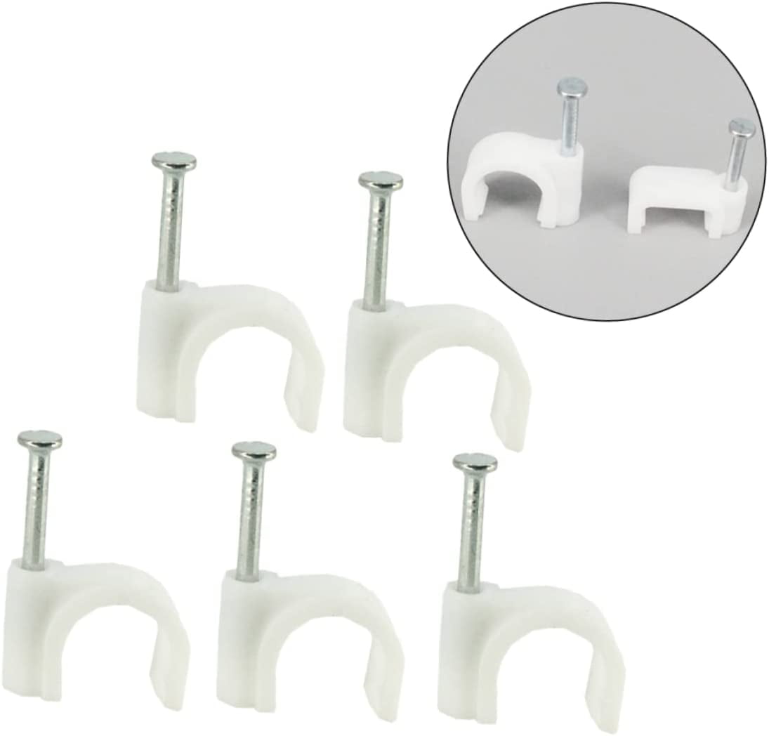 100 Pcs Cable Holders for Cords Cable Wire Clips Coax Cable Clips Cable