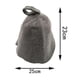 thumbnail image 4 of 1 pieza de gorro de Sauna, accesorio resistente al calor de lana, protege la cabeza portátil segura del bordado Gris Sharpla Sombrero de sauna, 4 of 7
