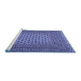 thumbnail image 2 of Ahgly Company Machine Washable Indoor Rectangle Southwestern Blue Country Area Rugs, 3' x 5', 2 of 4
