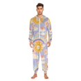 thumbnail image 3 of FORMRS Onesies Pajama for Adults Unisex Hoodie Winter Jumpsuit One Piece Sleepwear, Sizes S-2XL, Purple Clouds, 3 of 7