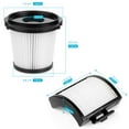 thumbnail image 7 of 3 Pack IW3511 IW1120 Filters Replacement for Shark Detect Pro Vacuum Cleaner, 1 HEPA and 2 Pre-motor Dust Filter Set, 7 of 7