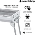thumbnail image 3 of Asador De Carbón Premium Portátil - Parrilla Plegable De Acero Inoxidable Para Carne Asada - Fácil De Limpiar Y Transportar, 3 of 6