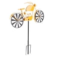 thumbnail image 2 of Motorcycle Garden Spinner, Rustic Motorcycle Wind Spinners Iron   for Lawn, 2 of 7
