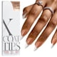 thumbnail image 1 of Presiona On Nails Btartbox Nails con forma de estilete largo en forma de X, color marrón, 1 of 7