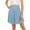 Light Blue, variant on Womens Classic Daily Elegant Casual Mini Skirt Elastic Waist Skirt Plaid Skirt plus Size Leather Midi Skirt plus Size Jean Skirt Twin Bed Skirt Anime Skirt Athletic Skirt with Leggings Women's