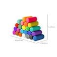 thumbnail image 3 of LEEYNEER Clearance Children‘s Modeling Clays 24 Color Lightweight Playing Dough Storage Bucket Best Gift, 3 of 8