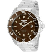 Invicta Men's Pro Diver 47mm Silver Toned Stainless Steel Automatic Watch, Silver (Model: 35720)
