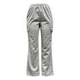thumbnail image 5 of Timegard Cargo Pants for Women Straight Leg Elastic High Waisted Fall Winter Outdoor Comfy Trousers, 5 of 5