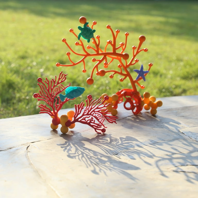 Coral　3/2一緒に配達 Guidecraft Coral Connections - 70 pc. Set: Toy for Sand and Water