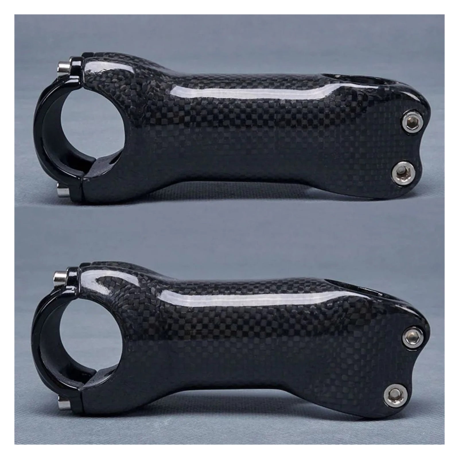 Potence De Vélo En Fibre De Carbone 31.8 Mm – Pour Guidon VTT/VTT/Route – Longueurs 80/90/100 Mm – Sans Marque